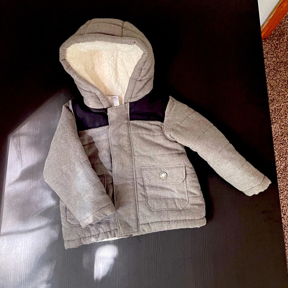 Carters Baby Boy Winter Coat size 12 months